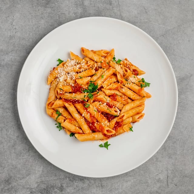 Pasta with Marinara Sauce.