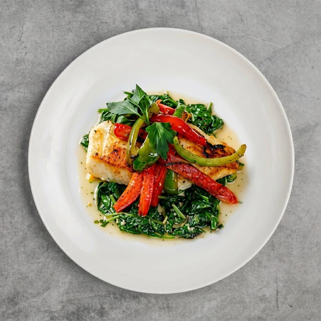 Chicken Florentine.
