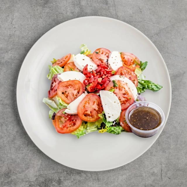 Mozzarella Caprese Salad.
