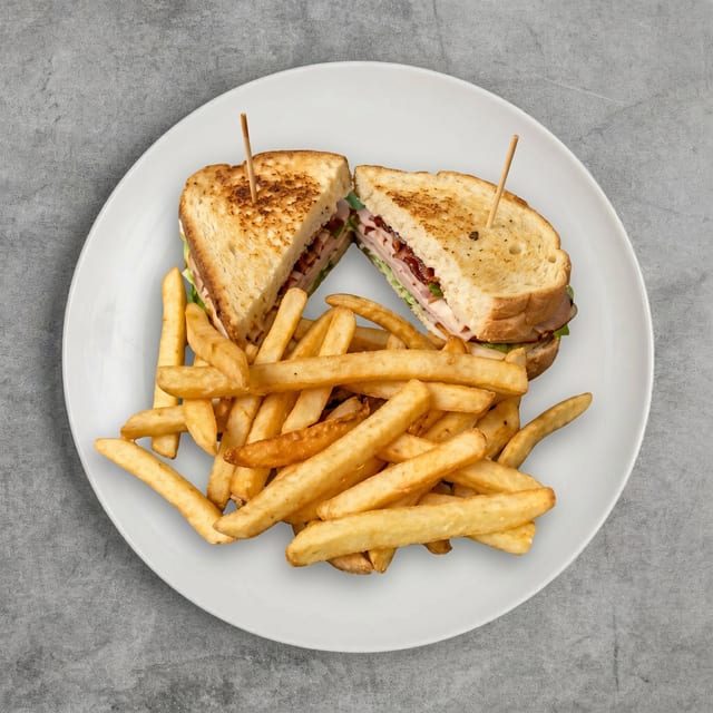 Smoked Turkey Melt Sandwich.